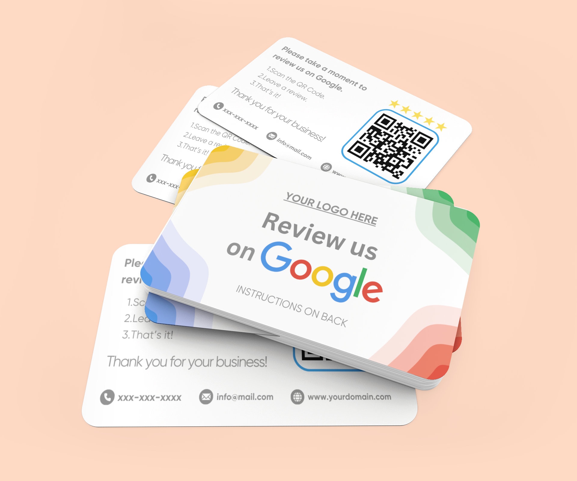 Google Review Business Cards thumbnail 4