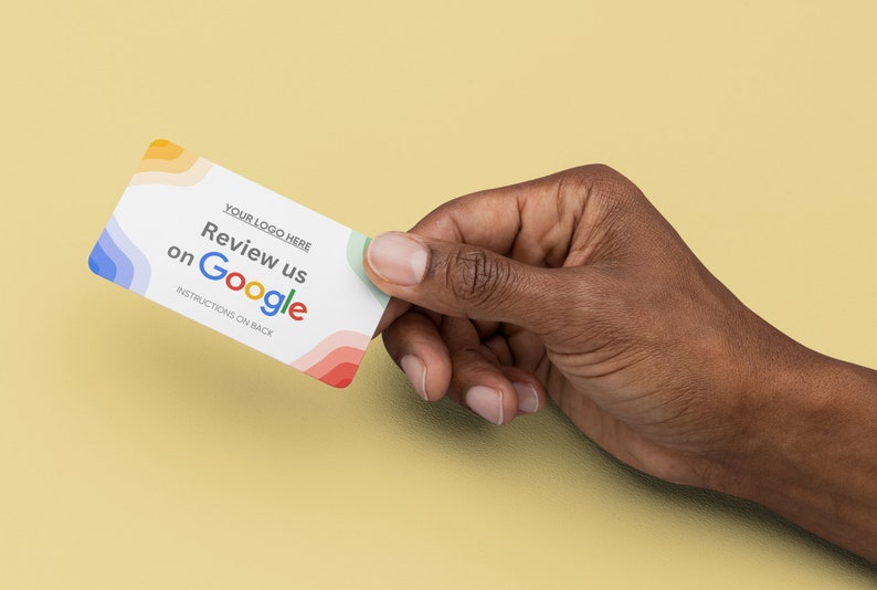 Google Review QR Code Business Cards - Personalized, Custom Design ...