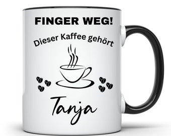 Personalized Mug - This Coffee Belongs to Name - Office Colleagues Desk Coffee Mug with Name
