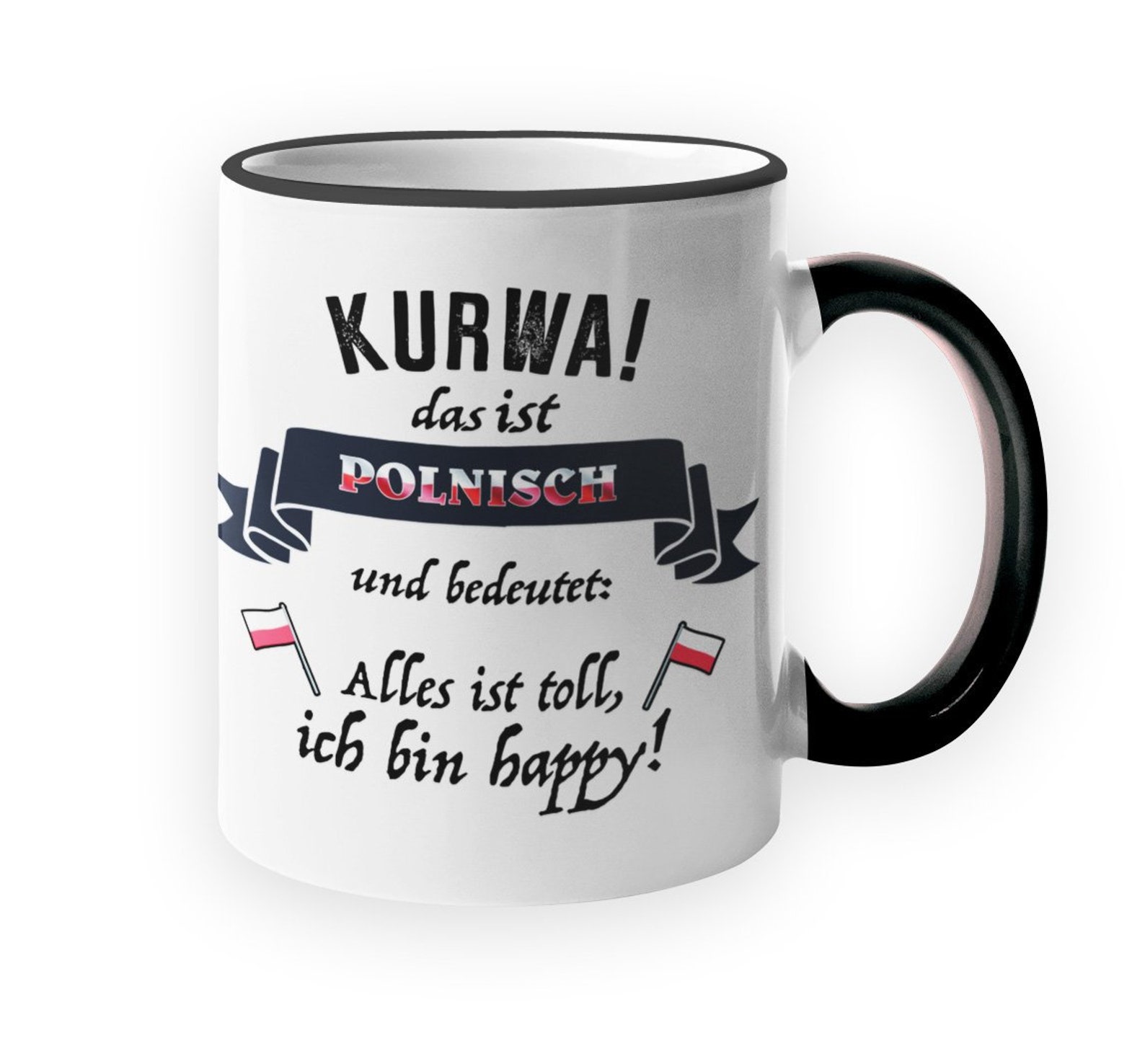 Coffee cup KURWA Polish Everything is Etsy
