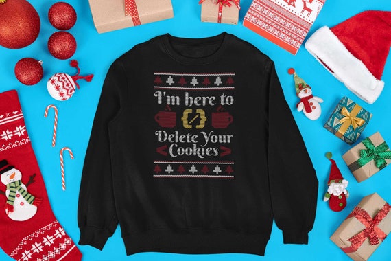 Informaticien Ugly Christmas Sweater Sweater Programmeur Nerd noir HTML avec dicton Etsy France