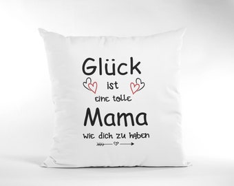 Sofa cushion for mom - happiness is having a great mom like you - Christmas gift mom - gift mother