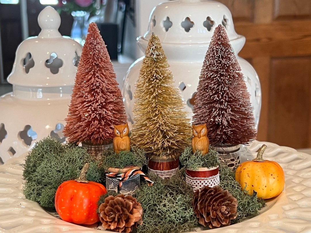 Autumn Vintage Spool Trees - Etsy