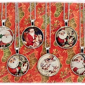 Santa Pendants