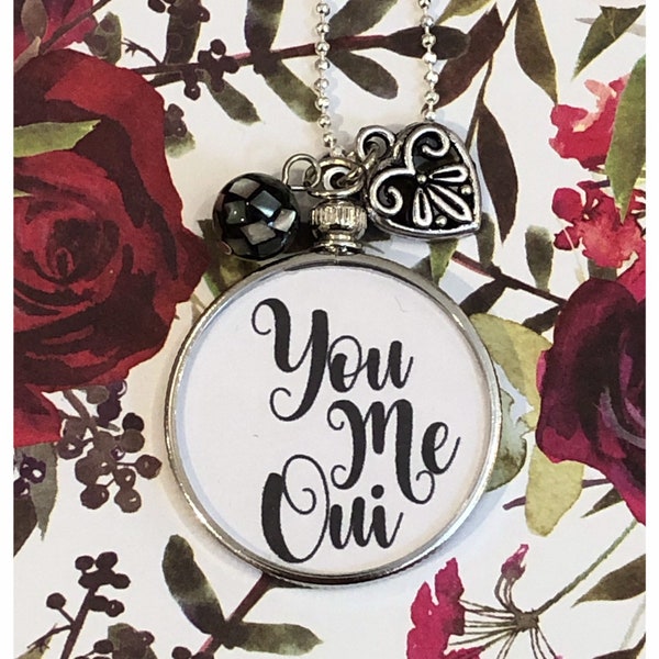 You Me Oui Glass Locket