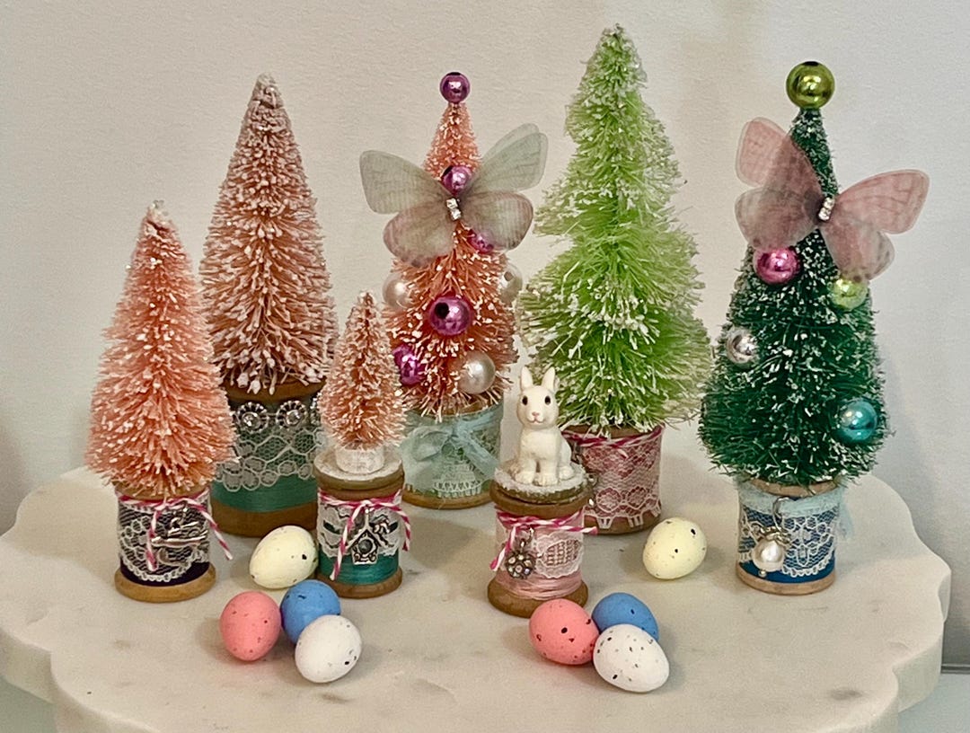 Easter Spool Trees - Etsy