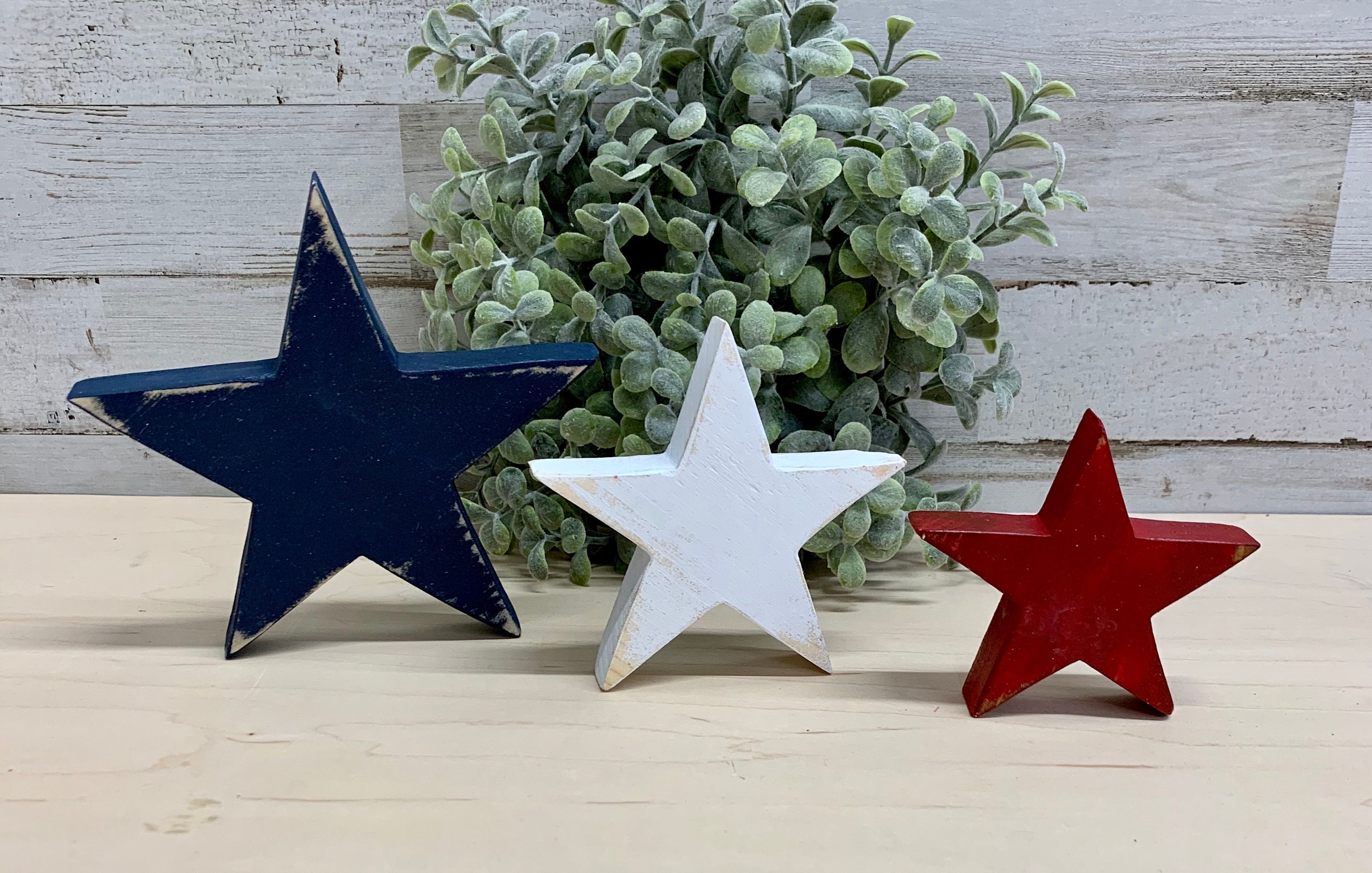 Wood Rustic Stars Patriotic Independence Day 4th Of July Etsy