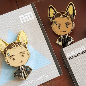 DBH Dog Days Enamel Pins RK800 RK900