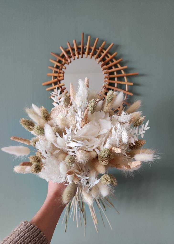 Bouquet de Fleurs Séchées et Stabilisées.