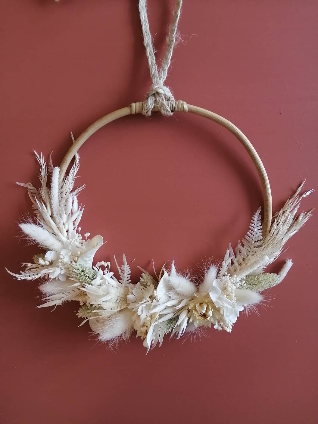 Couronne de Fleurs Séchées
