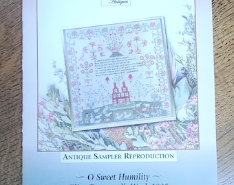 O Sweet Humility - Eliza Townsend's Work 1835 Cross Stitch Antiques
