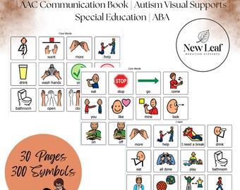 PECS Book (Digital Download) | Autism Communication | Picture/Special Education