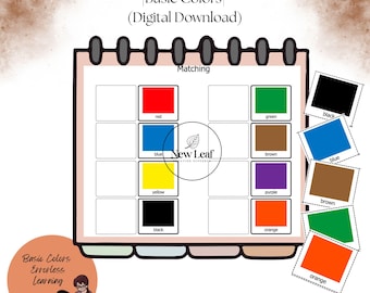 Color Matching| Errorless Learning | Basic Colors