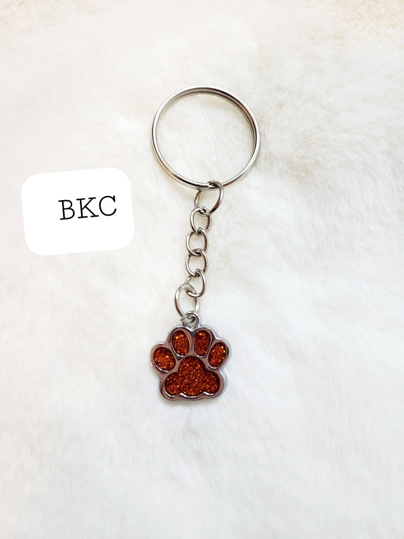 Cat Lover Keychain Animal Paw Cat Dog Keychain mini Unique Keyring Dog Lover Keychain