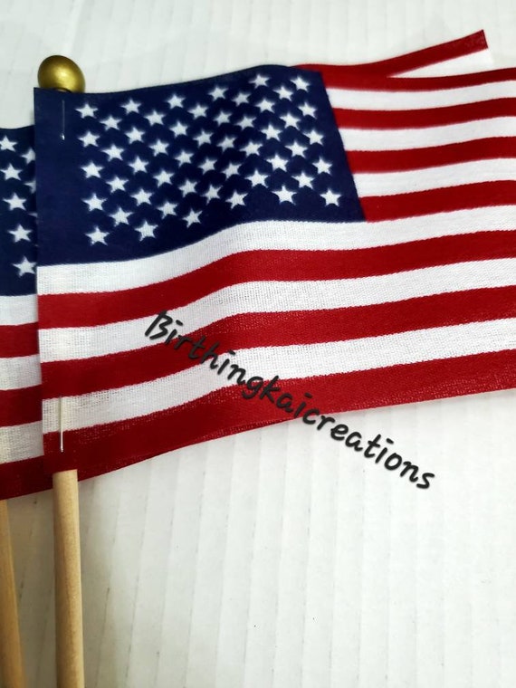 America, Land of the Free Patriotic Song For Kids (Kids 10cm - 1.3cm ) - Tahoe Patriotic USA Flag Angled Barrel Stir