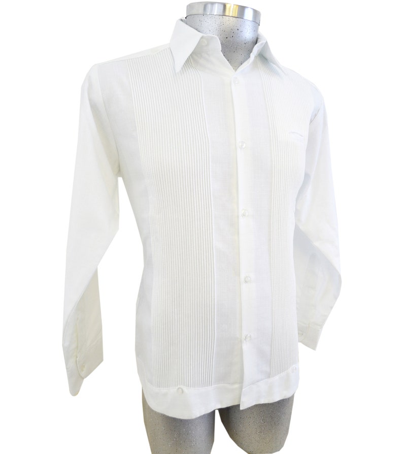 Presidential Guayabera Men's Guayabera White Shirt | Etsy