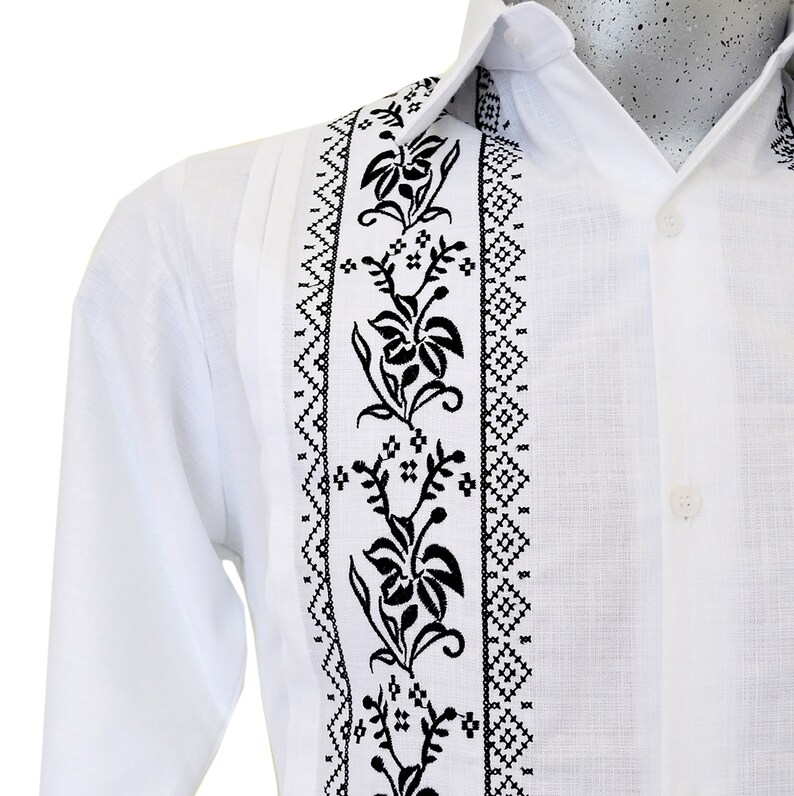 Guayabera Lol Kum Men's Guayabera Mexican Shirt Etsy