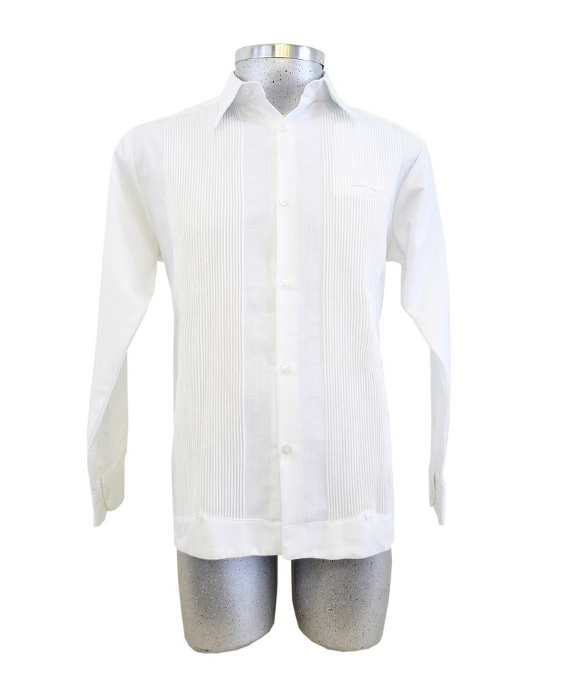 Presidential Guayabera Men's Guayabera White Shirt | Etsy