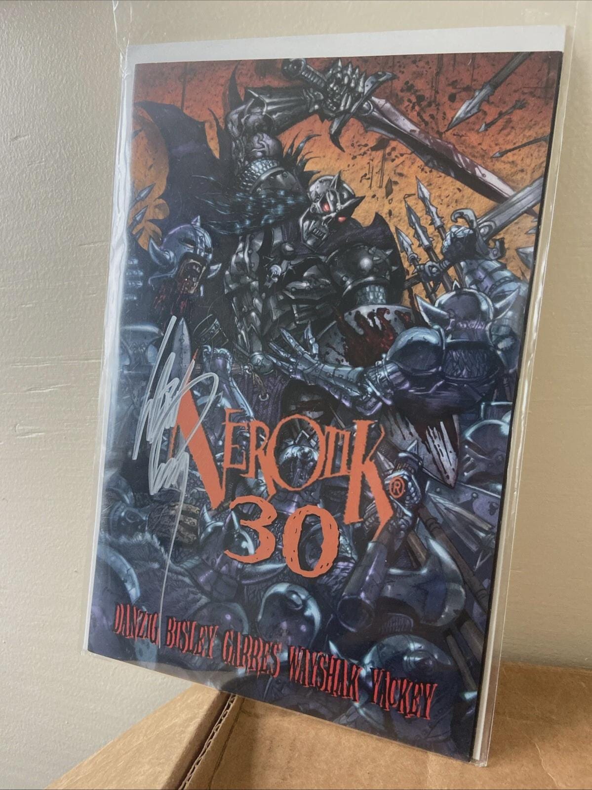 Verotik Comic 30 Simon Bisley SIGNED Glenn Danzig Verotik Misfits