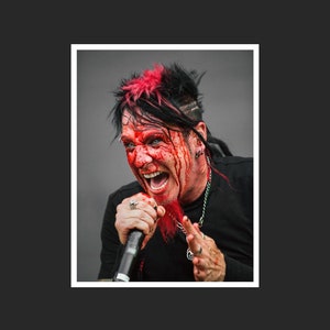 Chad Gray hellyeah 12" x 18" Fine art Print poster Mudvayne Blood for Blood