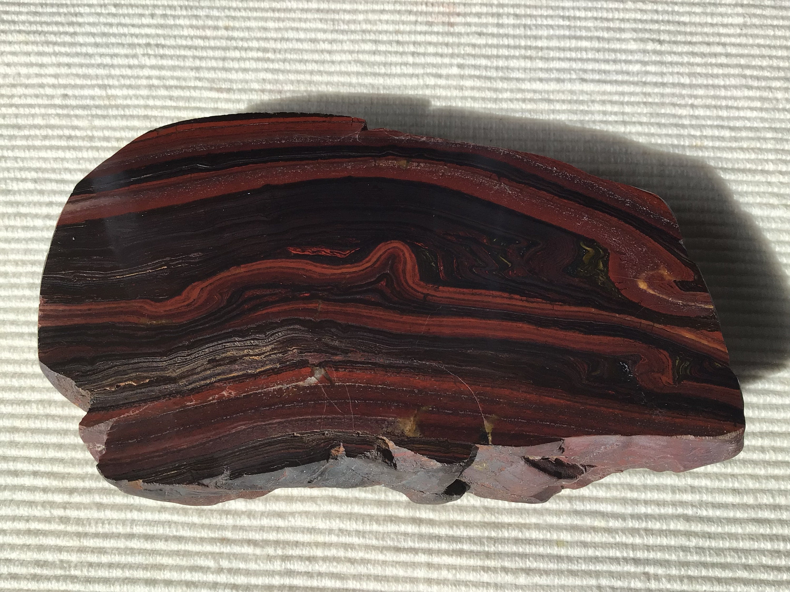 301g Banded Ironstone with Hematite Polished Slab A Etsy