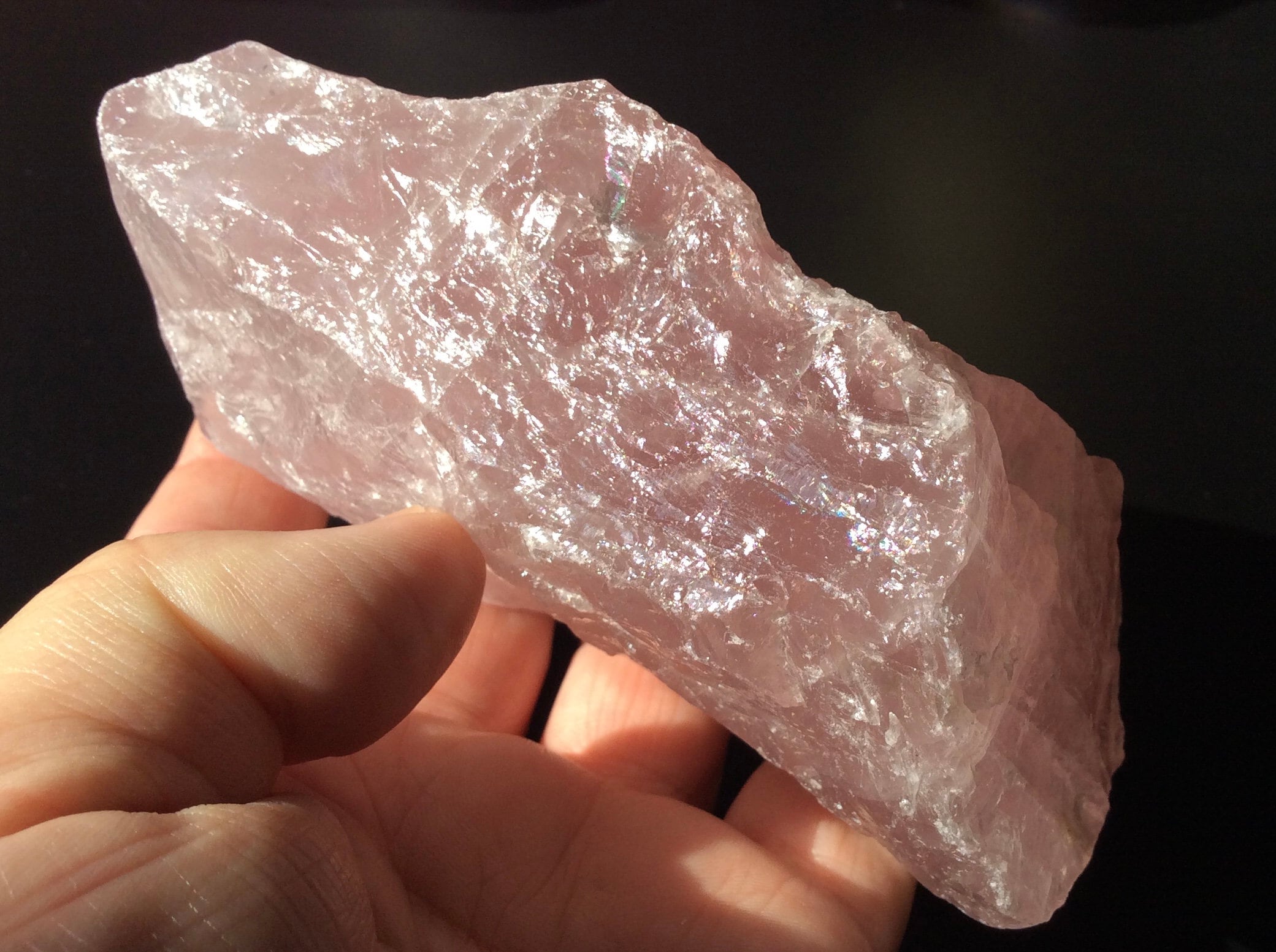 491g Lavender/Rose Quartz Rough Chunk 4 Etsy