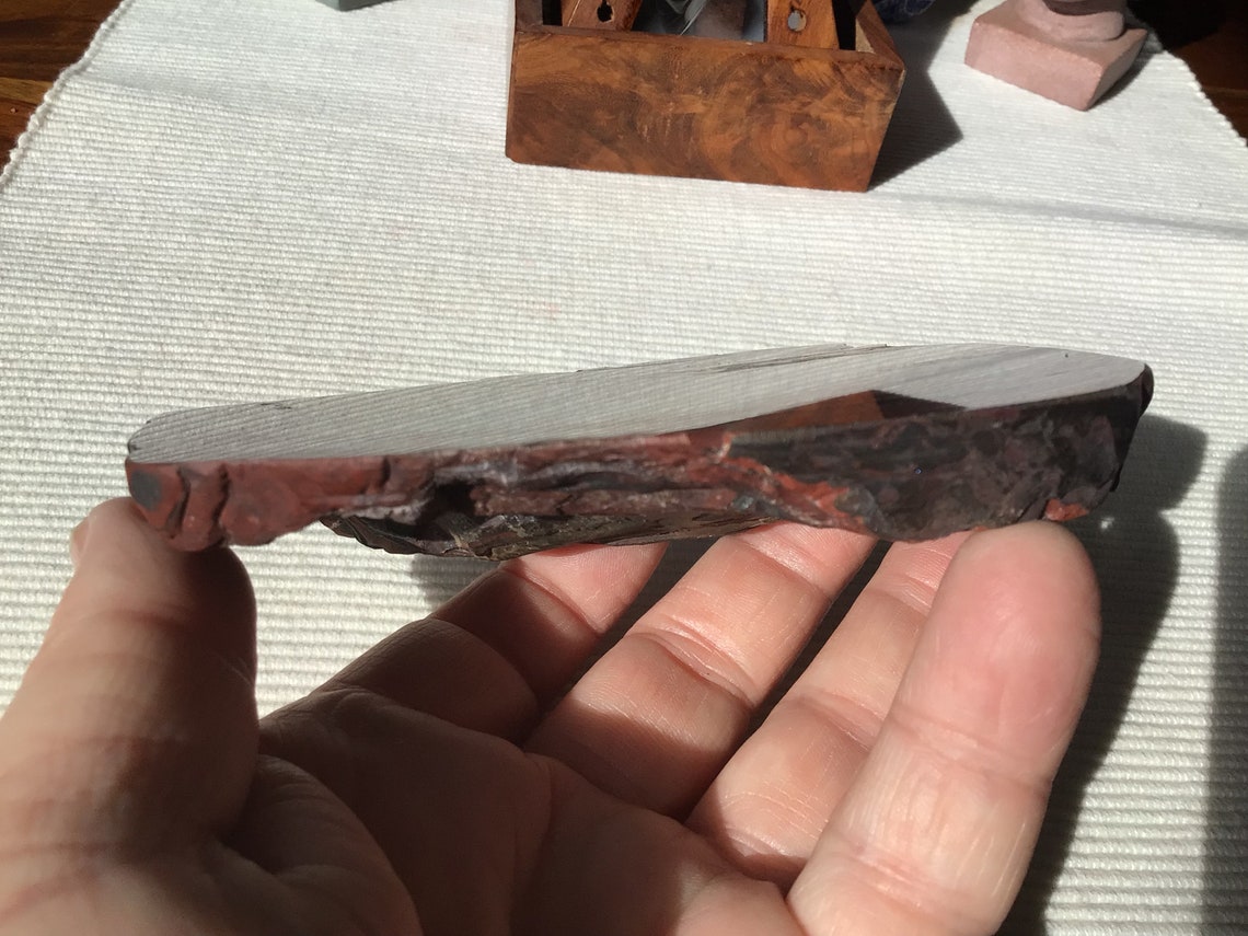 301g Banded Ironstone with Hematite Polished Slab A Etsy