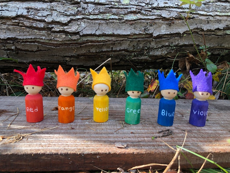 gnome peg dolls