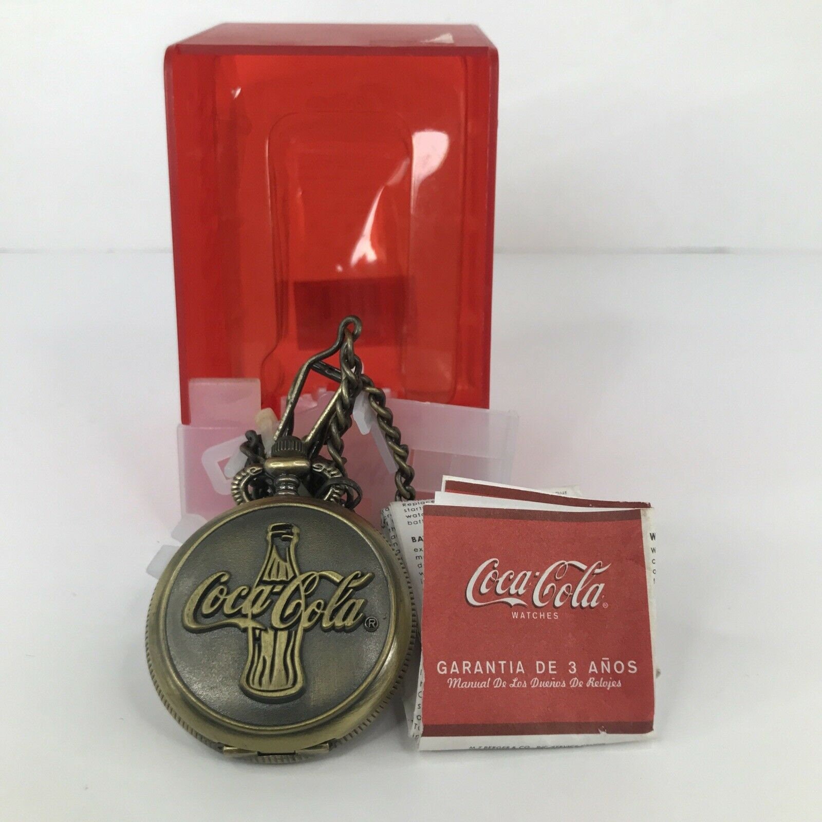 Cocacola Pocket Watch Engrave Coca Cola Logo Etsy
