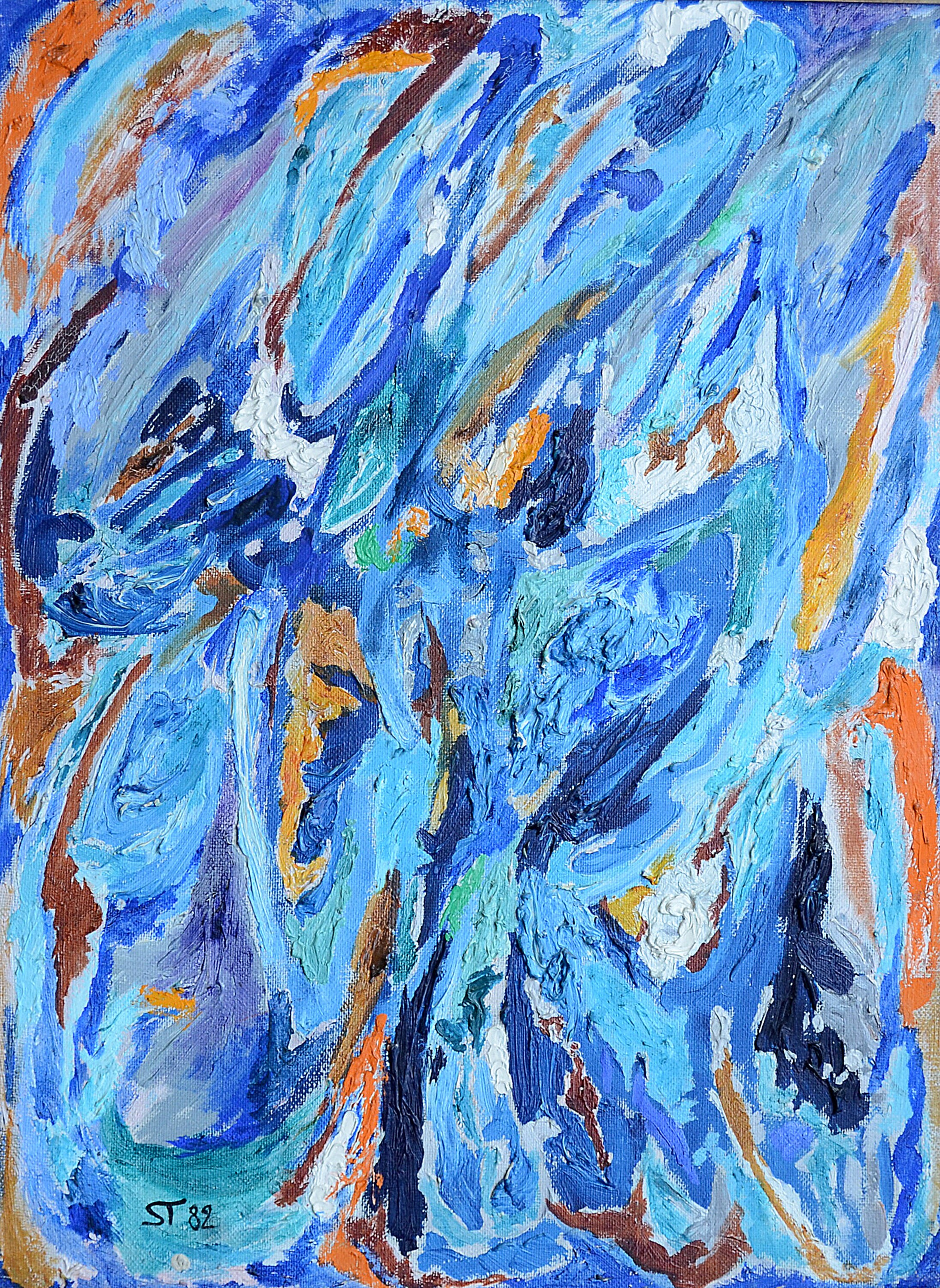 Large Wall Art Original Painting abstract 100 Etsy Ireland