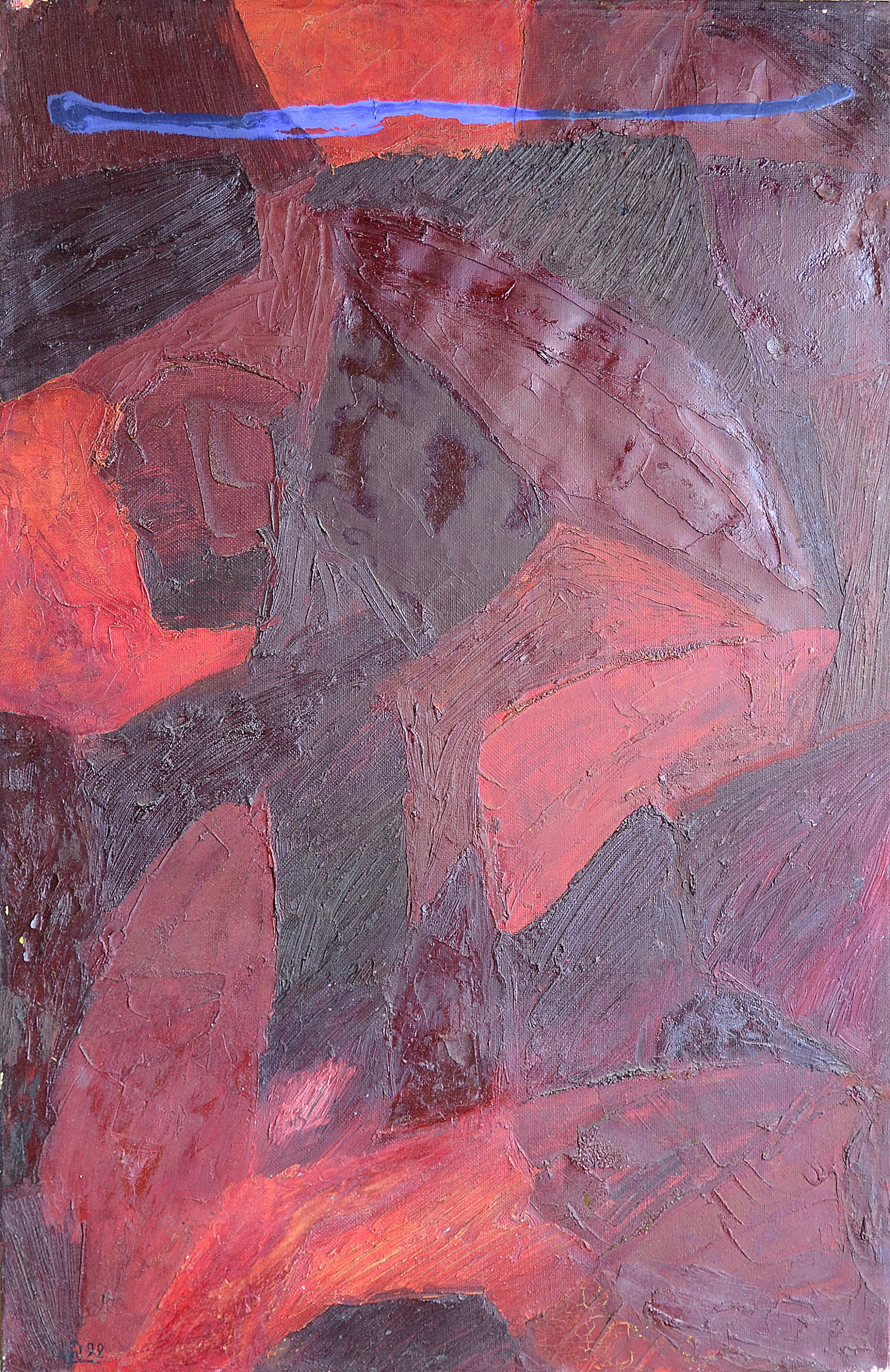 Large Wall Art Original Painting abstract 55 Etsy