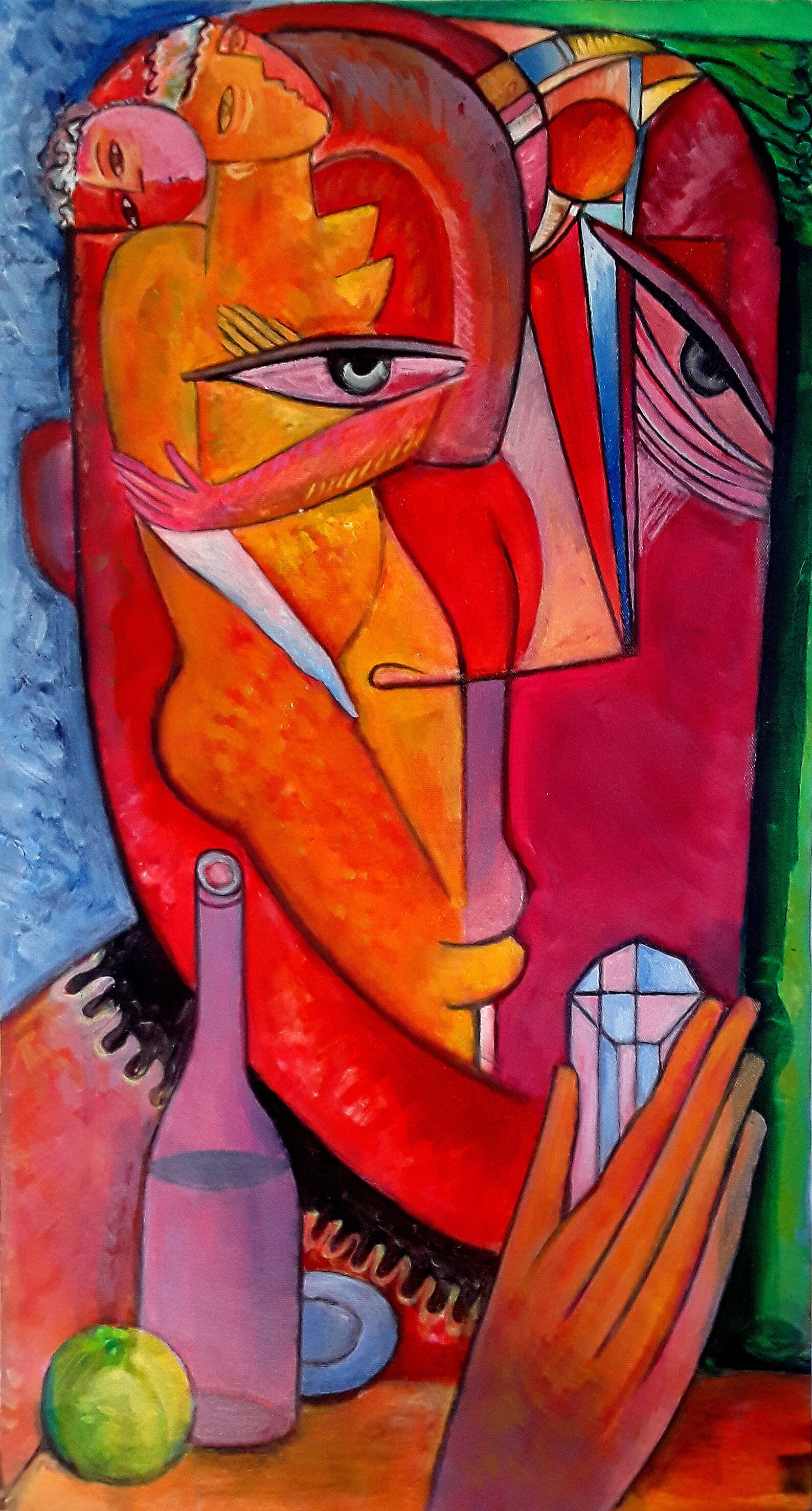 Spagnolo Pittura astratta Picasso Pittura Spagna 3D Magnete del frigorifero Viaggio Souvenir Regalo Casa e cucina Decorazione Adesivo magnetico Spagna Frigorifero Magnete Collection 1