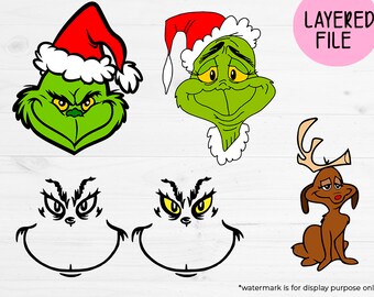 Download Grinch face | Etsy