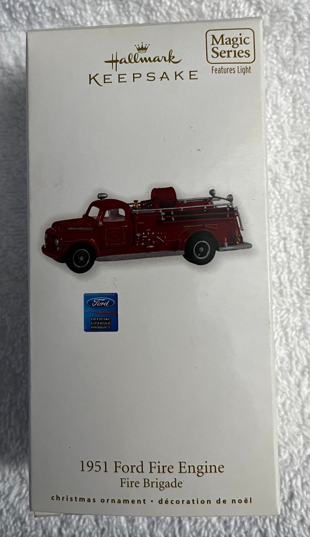 Hallmark 1951 Ford Fire Engine Christmas Ornament New in Box Etsy