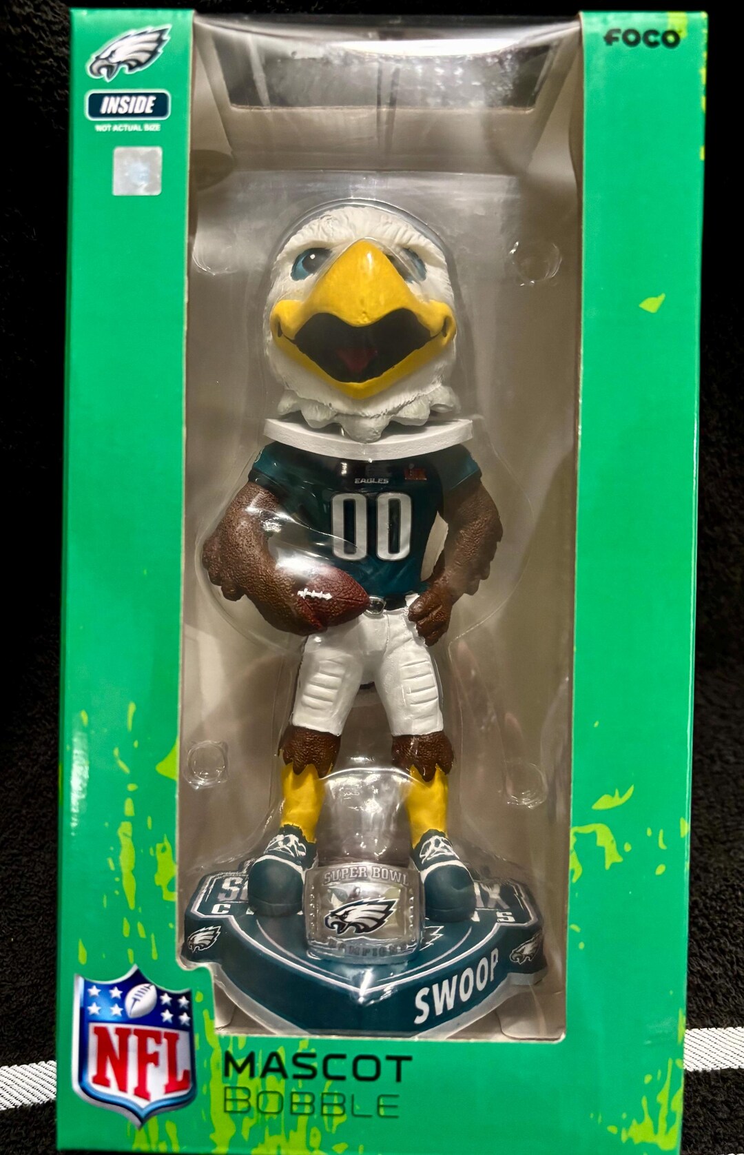 Philadelphia Mascot Swoop Eagles Super Bowl LIX 59 Champions 8 Inch ...