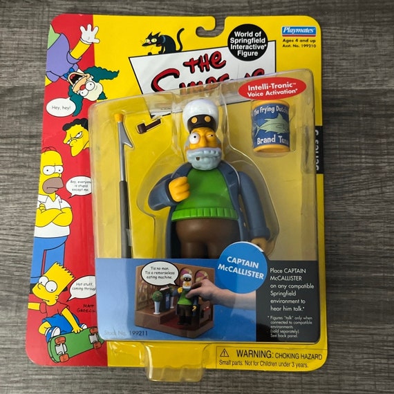 The Simpsons Playmates WOS Sea Captain Mccallister Interactive