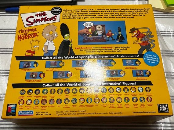 The Simpsons WOS Treehouse of Horrors Ironic Punishment Playset