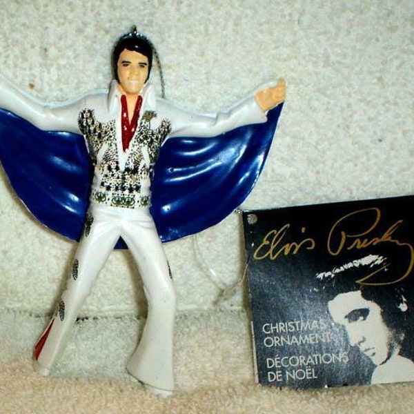 Elvis Presley Eagle Cape jumpsuit Christmas Ornament