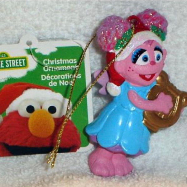Sesame Abby Cadabby with harp Christmas Ornament