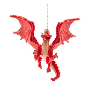 Dungeons and Dragons Red Dragon Christmas Ornament