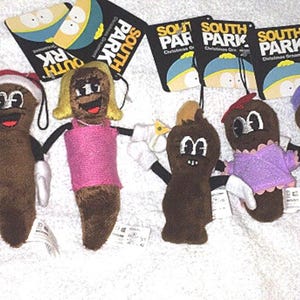 South Park Mr and Mrs Hankey and Kids Plush Ornament Christmas Ornament Set of 5