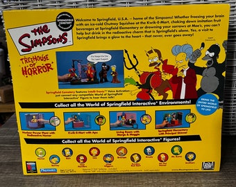 The Simpsons WOS Treehouse of Horror Springfield Cemetery Playset