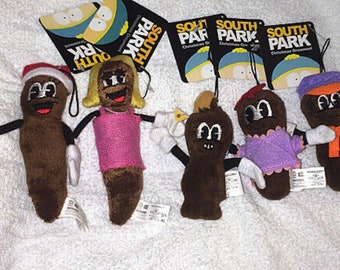 South Park Mr and Mrs Hankey and Kids Plush Ornament Christmas Ornament Set of 5