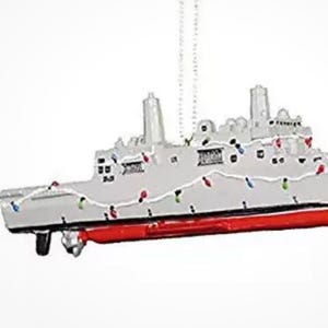 US Navy SHIP Christmas Ornament