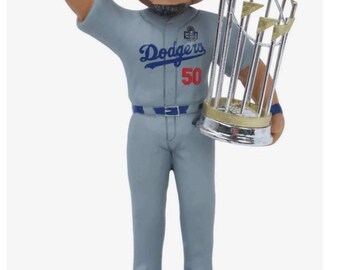 Mookie Betts 2024 WS World Series Trophy 8 Inch Bobblehead LA