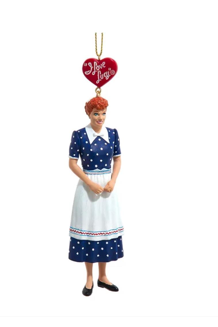 希少1点物【LGB・ Le Grand Bleu】アンティークオーナメントラック I Love Lucy Blue Polka Dot Dress Christmas Ornament - Etsy