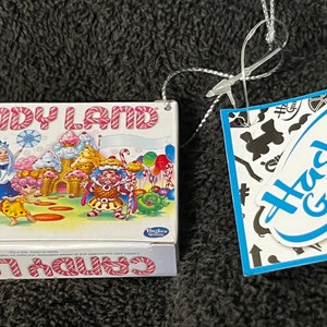 Hasbro Candy Land Board Game Christmas Ornament w tags