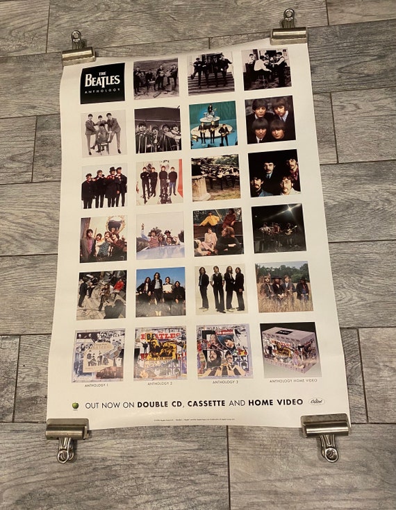 The Beatles 1996 20x30 Inch Double Sided Anthology Promo