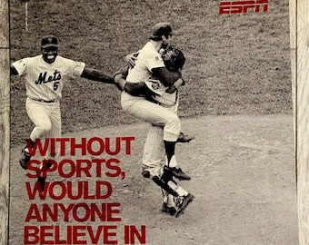 ESPN 1969 NY Mets Subway Poster Ed Charles Jerry Grote Jerry Koosman