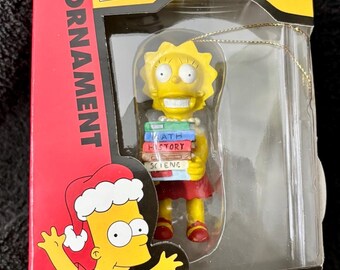 Vintage 2004 Kurt AdlerThe Simpsons Lisa Simpsons Christmas Ornament New In Box